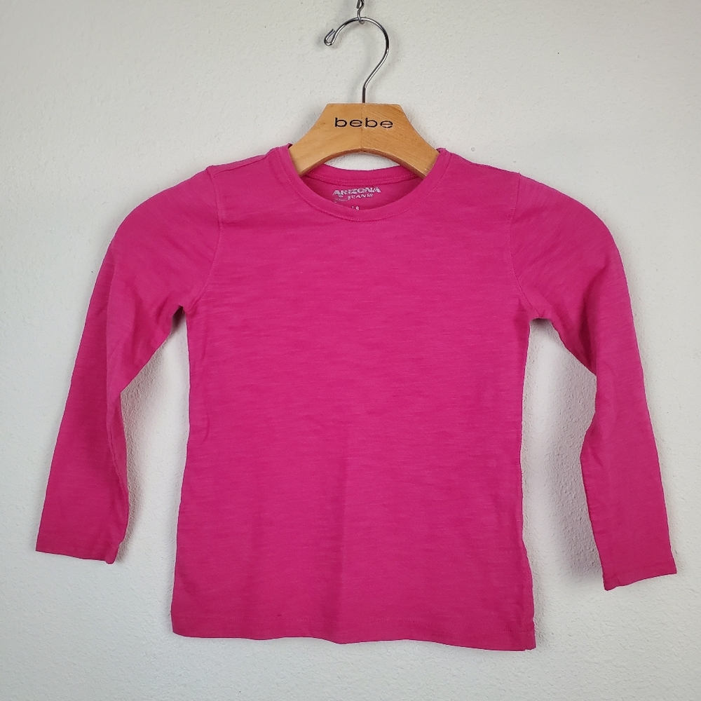 Arizona Jean Company Pink Long Sleeve Kids Shirt